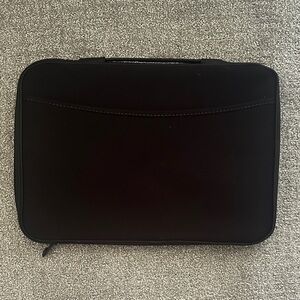 Black Zippered Laptop Sleeve Case
